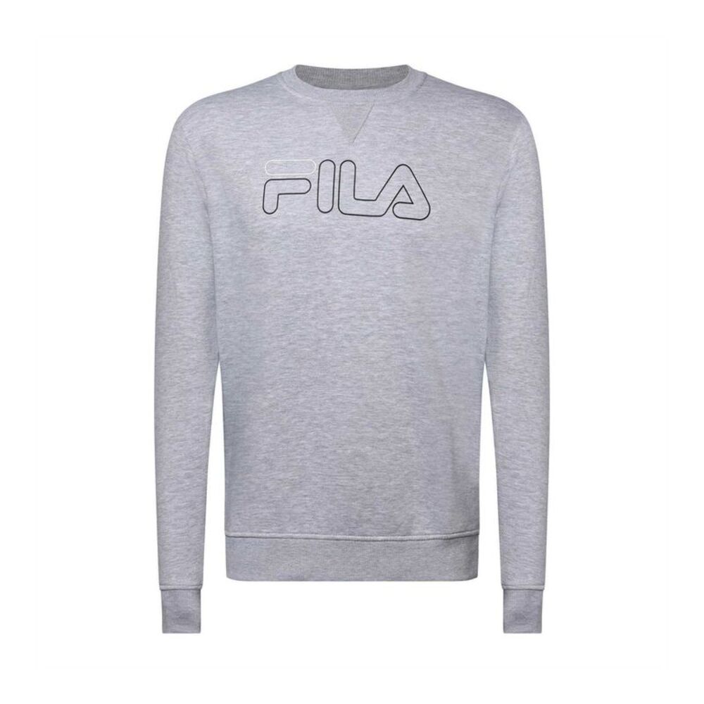 Fila Mens Jude Crew Neck Sweatshirt / Light Grey Marl